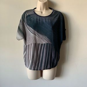 Zara Monochrome Striped Blouse